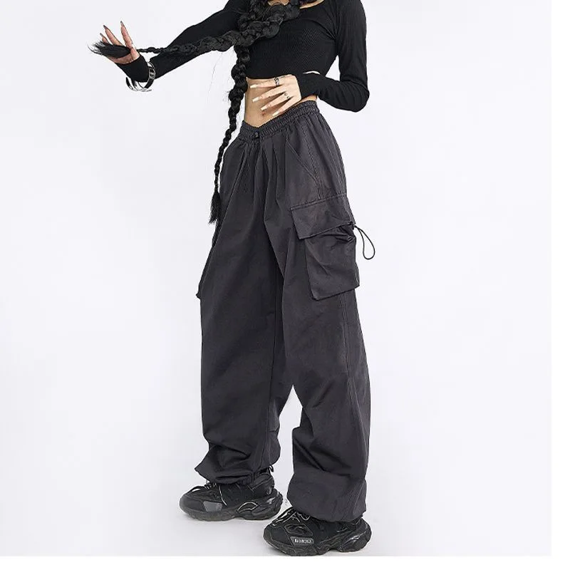 MODX New wide leg women's pants with spring and summer design feel loose and appear slim and tall, straight on the street