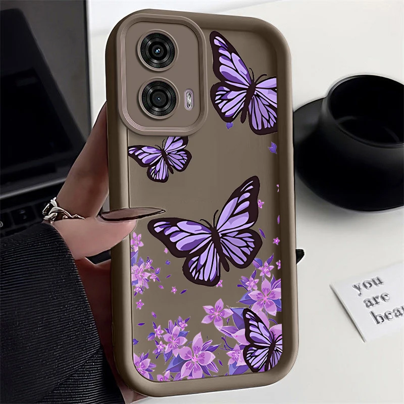 Elegant Butterfly Sky Eye Phone Case - Stylish Protective Cover