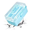 2/3 Layers Large Capacity Storage Box Foldable Multifunctional Plastic Portable Makeup Hairpin Organizer Nail Art Jewelry Box 5