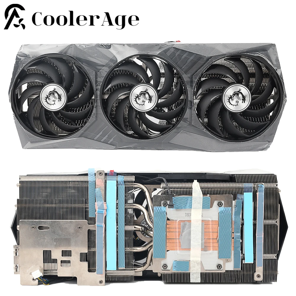 Dissipatore Di Calore Grafico Di Raffreddamento Da 90Mm Rtx 3070Ti 3080Ti 3090Ti Per Msi Rtx 3060 3070 3080 Dissipatore Di Calore Per Scheda Video Gra
