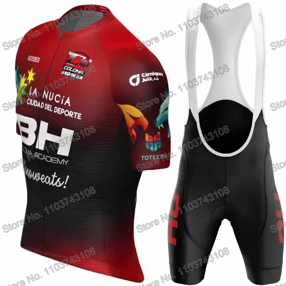 BH Coloma Team Cycling Jersey Men's Set Summer Cycling Clothing Road Bike Shirt Suit MTB Women Bicycle Bib Shorts Sports