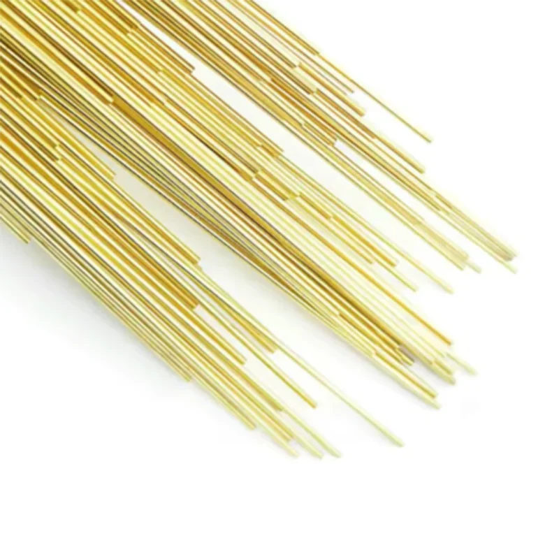 WEDM Brass Electrode Tube0.3/ 0.5/0.8/0.9/1.0/1.5*400mm Die Single Hole for EDM Drilling Hole Machine