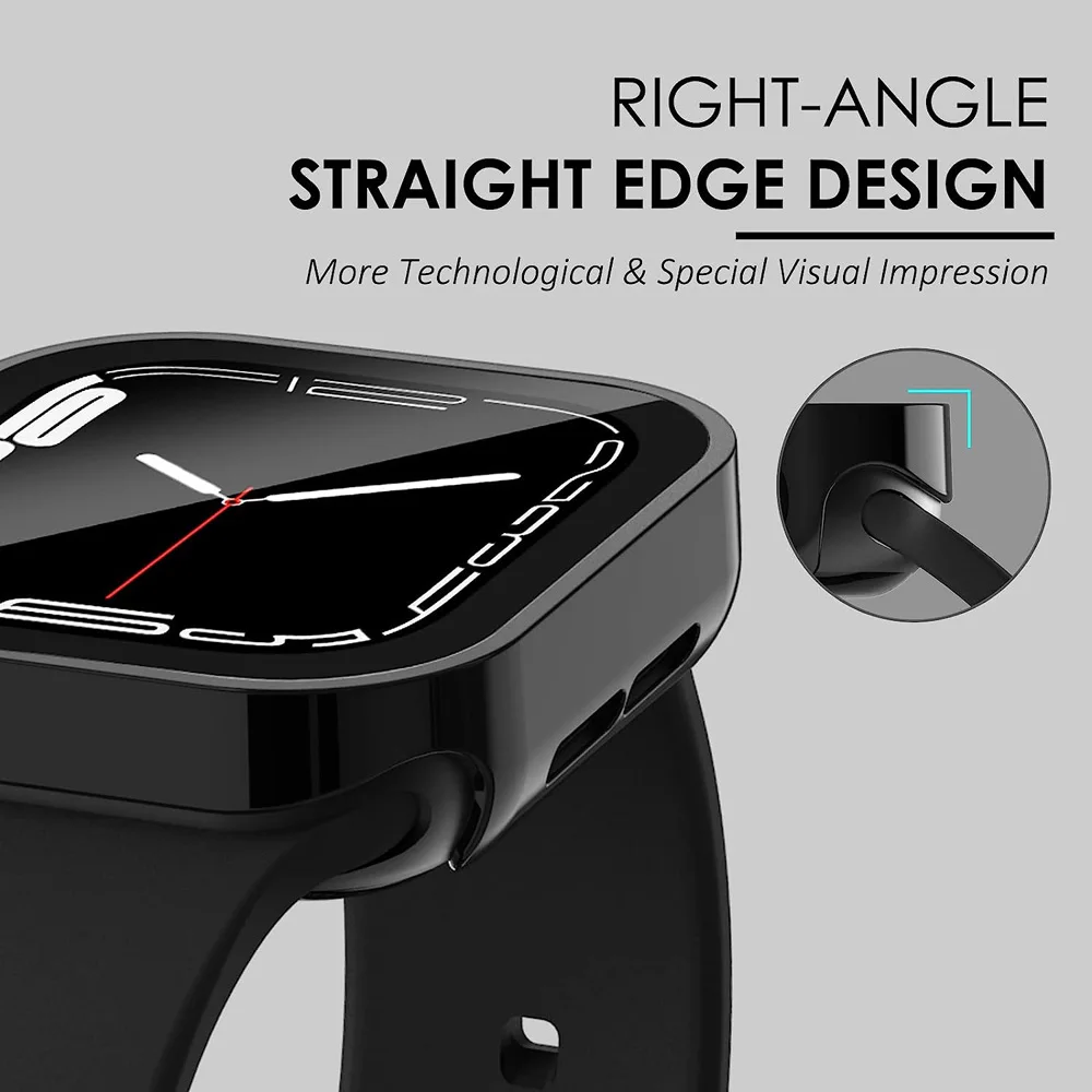 Apple Watch Screen Protector Case Waterproof Case For Apple Watch Series 9 8 7 Ultra 49mm 45mm 41mm Screen Protector For IWatch 4 5 SE 6 44mm 40mm Back Cover