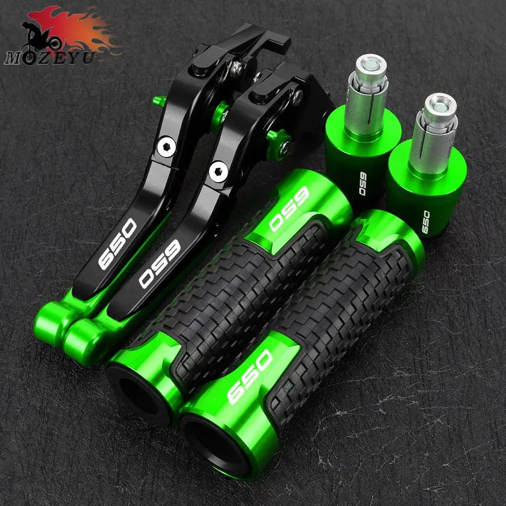 Motorcycle Ninja 650r Brake Clutch Levers Handlebar Grips Ends For 