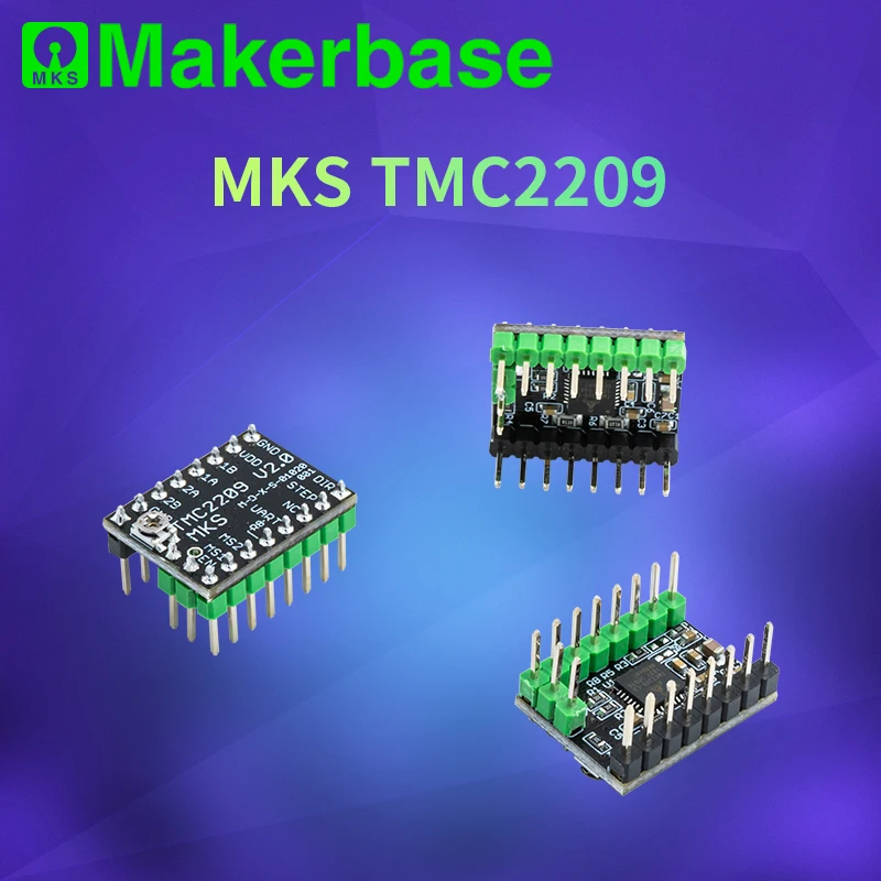 Stepper Motor Driver TMC2209 stepper driver controller TMC 2209 engine stepping driver board 3d printer stepstick homeless module For Nema 17 motor