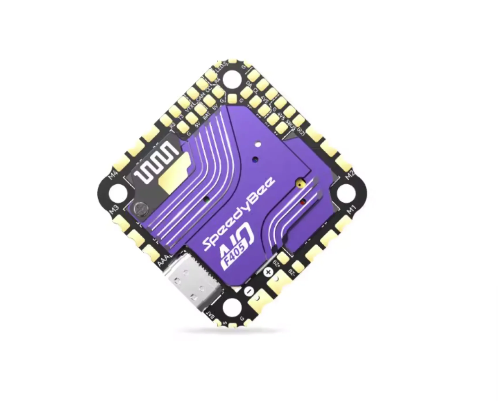 Speedybee F405 AIO 40A BLUEJAY Contrôleur de Vol ESC 25.5x25.5mm Drone FPV