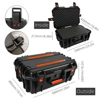 Large Capacity Tool box with wheels Professional Instrument Tool Box hard case Tool box wheeled pelican case Tool box 이동식공구함 2