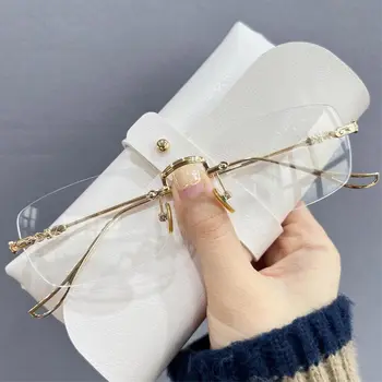 Oversized Frame Anti-Blue Light Glasses Women Men Eye Protection Ultra Light Eyeglasses Office Computer Goggles