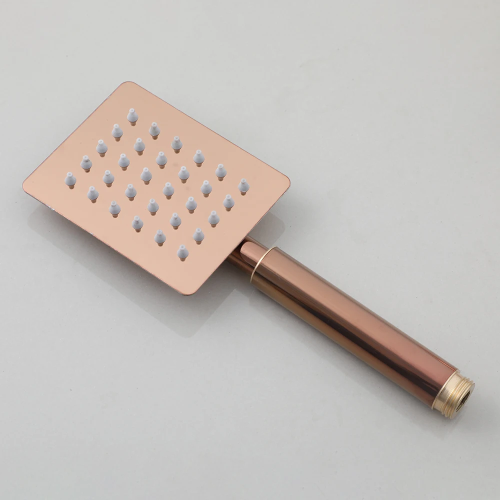 facturas de ducha cuadradas de mano