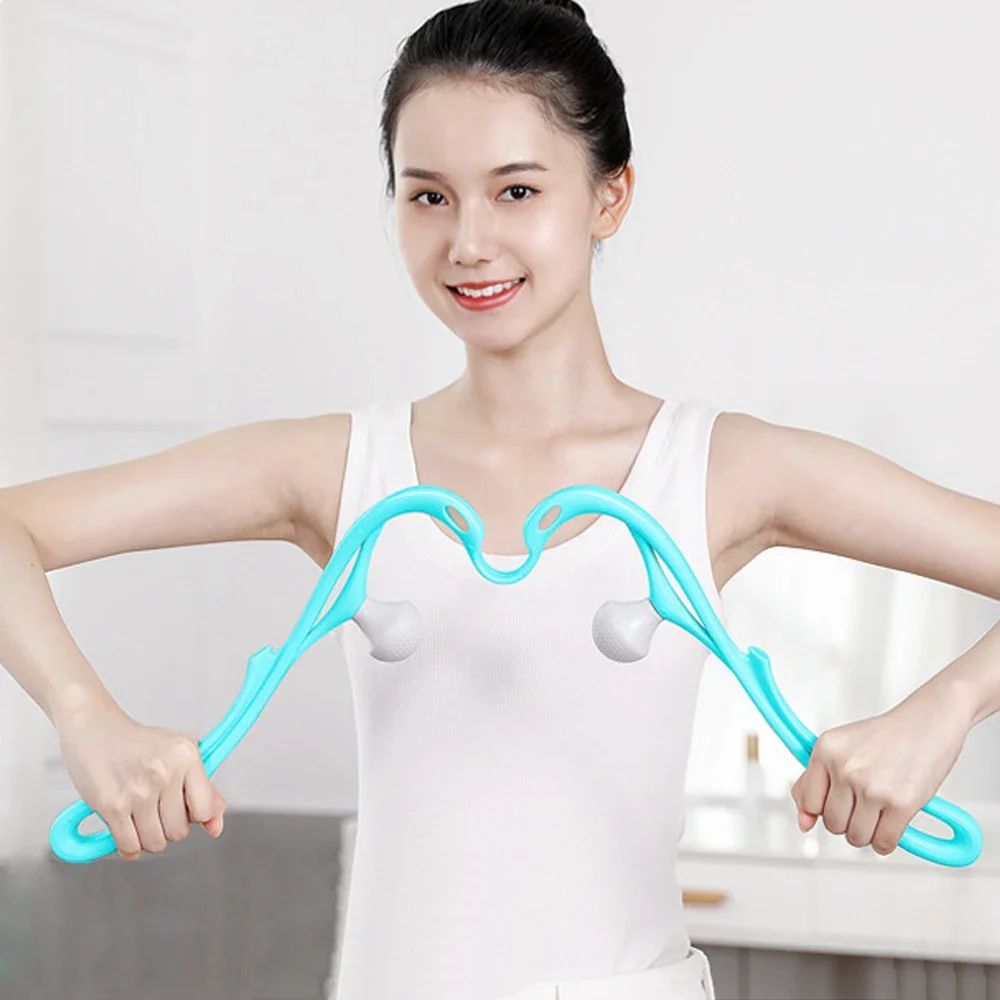 Dual Pressure Neck Massager - Handheld Deep Tissue Relaxer