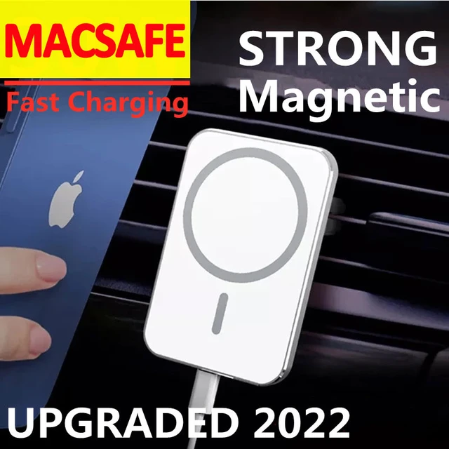 Cargador inalámbrico magnético para coche, estación de carga rápida para  iPhone 12, 13, 14, 15 Pro Max, Mini Macsafe, 30W - AliExpress