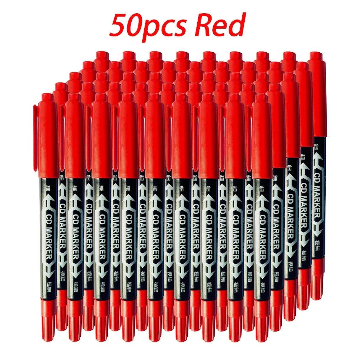 Set of 10 Waterproof Dual-Tip Colored Markers for Sketching and Art Supplies