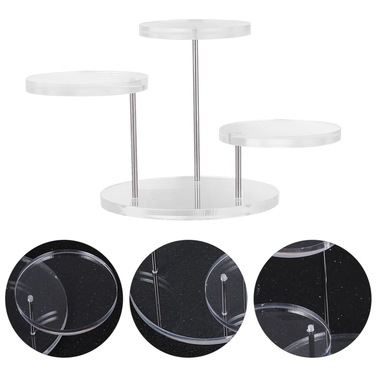 

1 Set Ring Display Stand Multilayer Jewelry Display Stands for Home Store