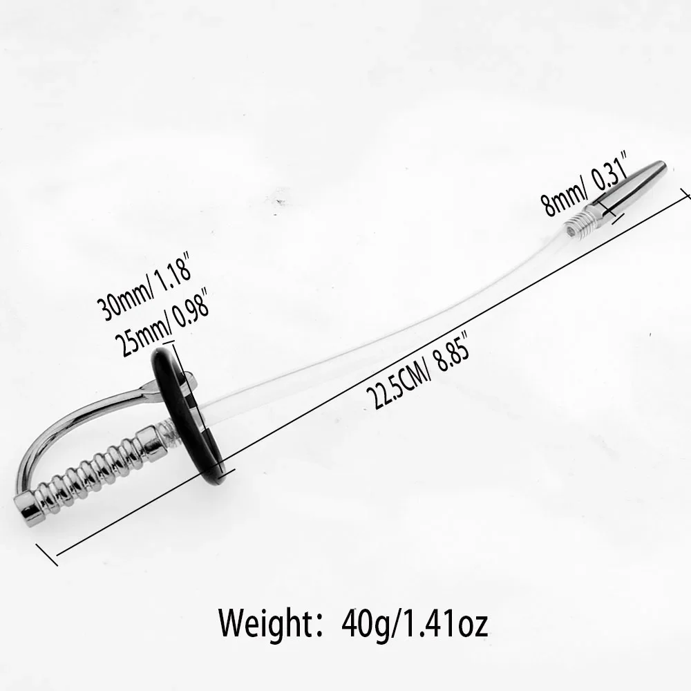 Stainless Steel Urethral Dilator Catheter Sound Penis Dilatation Erotic Sex Toy for Men Insert Plug Prostate Gland Stimulation