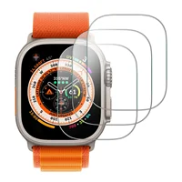 Film de protection d'écran en verre pour Apple Watch Ultra 3 2 49mm 11 10 46/42mm, Film Hydrogel iWatch 9 8 7 6 5 SE 45mm 41mm 44mm 40mm 2