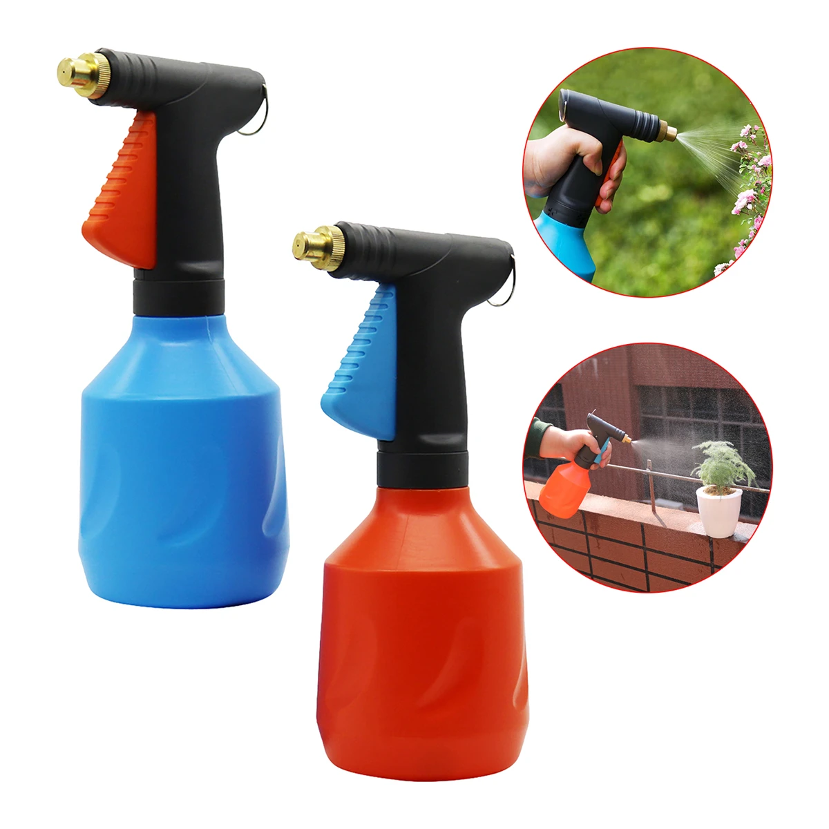 680 ml Einstellbare Kupfer Düse Sprayer Flasche Hand Druck Pneumatische Spray Wasserkocher Garten Bewässerung Desinfektion Zerstäuber 1 Stück – Detail 12