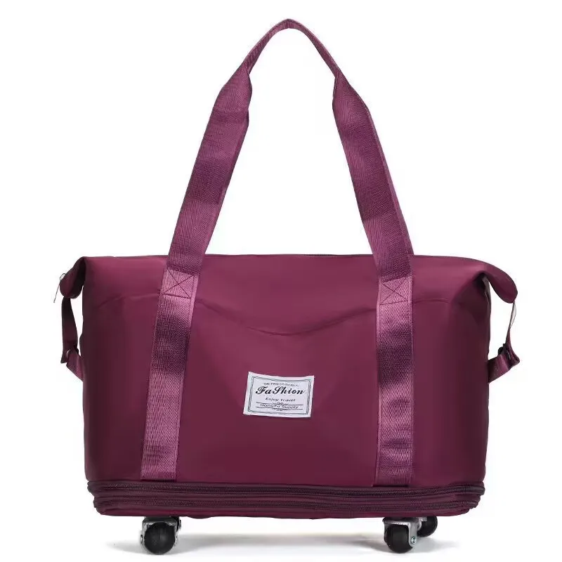 Foldable Travel Luggage Bag With Wheels For Moving And Storage_voghion.com