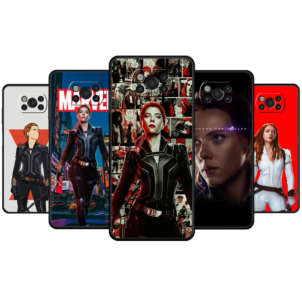 Чехол для Xiaomi Heroine Черная Вдова Scarlett Johansson для Xiaomi POCO 9T X3 NFC 11T 10T M3 X4 M4 Pro 5G MI 11 lite F3 F4