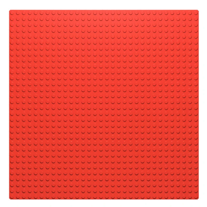 빌딩 블록 써드 파티 부품, 3811 베이스 플레이트 호환, 32x32 도트, 25.6x25.6cm, 2 개