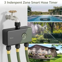 Diivoo 1/2/3 Zone Garden WiFi Water Timer Wifi Automatic Drip Irrigation Controller Water Valve Garden Automatic Watering System 6