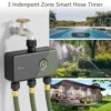Diivoo WiFi Water Timer, Remote Control Irrigation Timer, Automatic Manual Watering, Rain Delay, Garden, Yards, Lawns 5