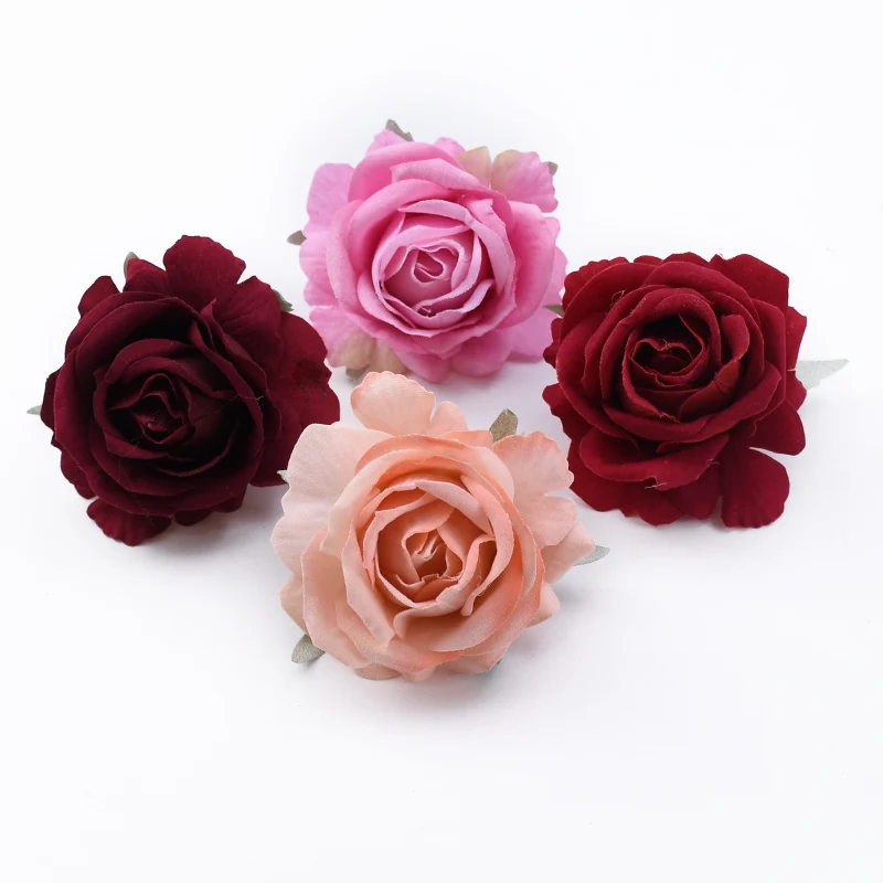 10/30 Stück Künstliche Blumen für Zuhause, Tisch, Hochzeit, Brautstrauß, Seidenrosen, DIY-Geschenkbox, Festliche Dekoration, Kranz – Detail 8
