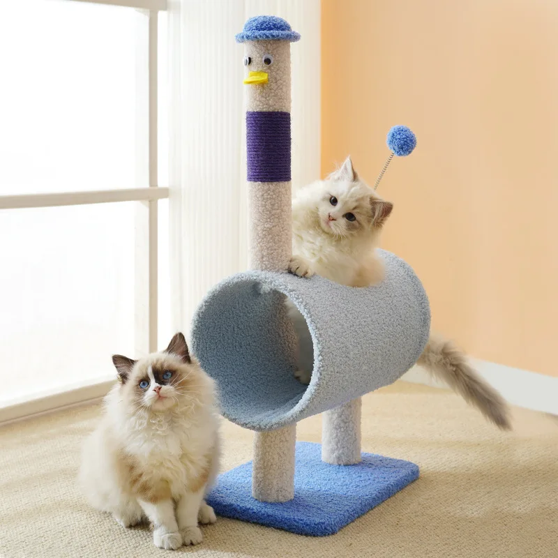 Cat Climbing Frame Cat Scratching Pillar Portable Cat Shelf Wear-resistant Breathable Pets House Universal in All Seasons