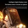 50000mAh Large Capacity Mech Wind Mobile Power Bank with 120W Fast Charging built-in cable, Suitable For iPhone Samsung Xiaomi 3
