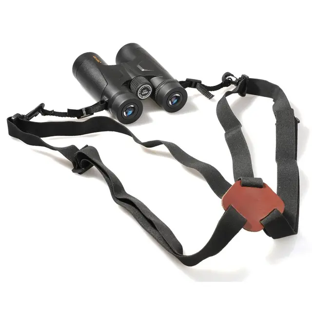 Leather Optics Binocular Strap Webbing X-shaped Binocular Harness Strap Binocular Carrier Adjustable Rangefinder