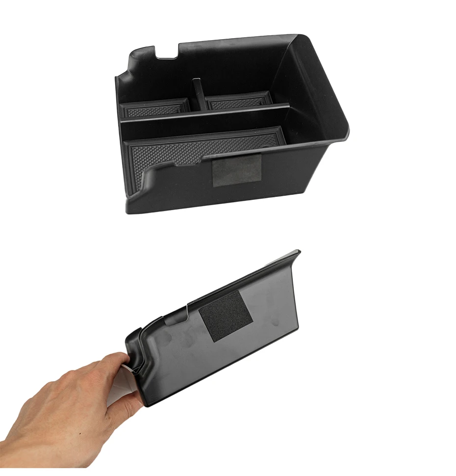 Upgraded Center Console Storage Box Thickened For BYD Atto 3 Yuan Plus 2022 2023 Armrest Box Storage ABS Tray Atto3 Accessories