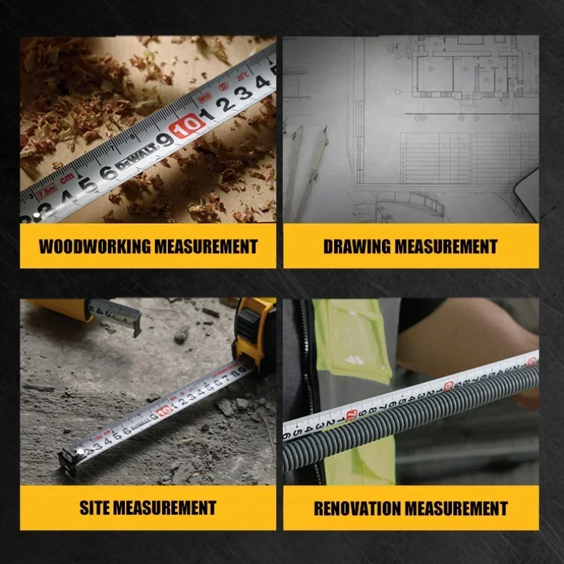 DEWALT DWHT36156L-23 DWHT36158L-23 5M 7.5M 양면 줄자 측정 도구