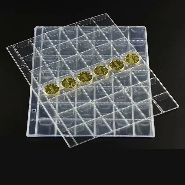Coin Collection Book with PVC Transparent Inner Page