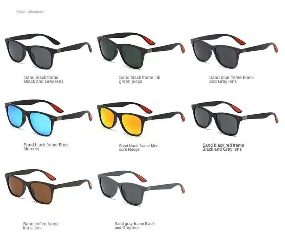 Vintage Sunglasses Unisex Rectangle Fashion Design Retro Man Eyewear UV400