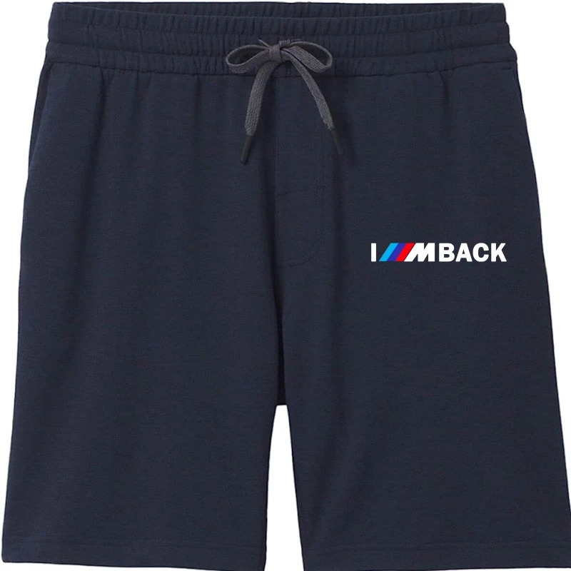 

Лидер продаж, модные мужские спортивные шорты M3 M5 Bimmer с надписью «I'm Back», серые шорты для мужчин, мужские повседневные шорты с принтом для мужчин