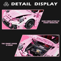 Sports Car Models Remote Control Racing Car Compatible Building Blocks High Difficulty Assembly Model Bricks Gift For Xmas Boy 6