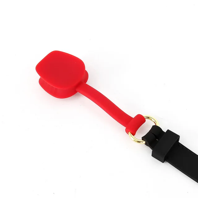 Sangle de bâillon invisible en silicone, bâillon de morsure à bouche ouverte  verrouillable, fixation buccale fétiche, jouet BDSM, sexe, nashashbondage,  muselière, SM, couple flirt - AliExpress