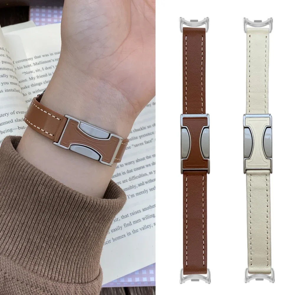 Premium Leather Wrist Strap for Smart Watches - Men & Women Edition