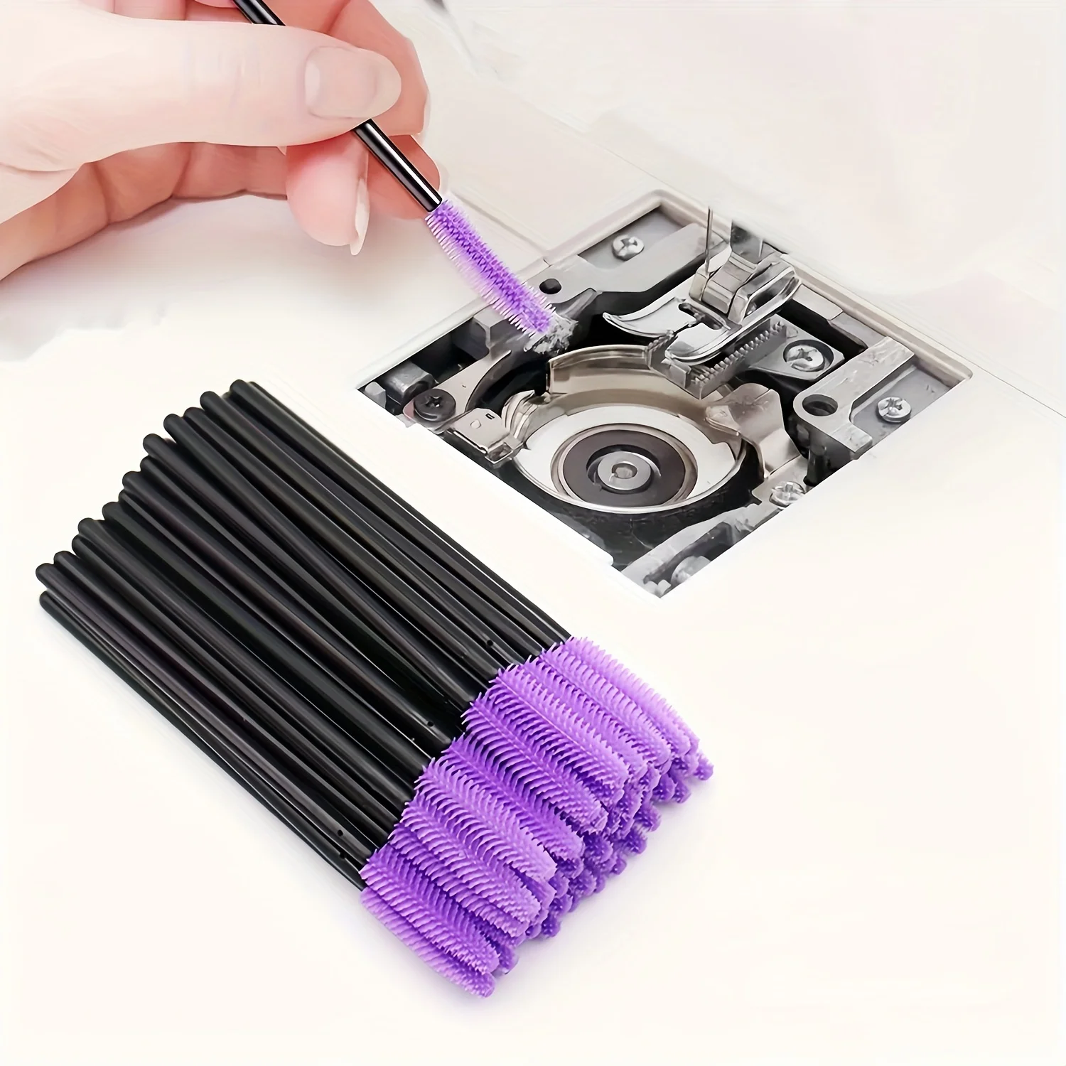 10/30/60pcs Multi-Functional Silicone Bristles, Cleaning Brush/Lash Brush/Makeup Brush, Reusable Craft Cleaning Tool