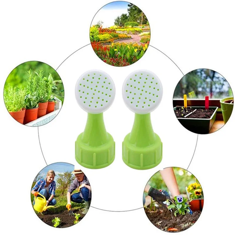 2-6pcs Bottle Cap Sprinkler Portable Plastic Plant Watering Spout Sprayers Sprinkler Nozzles Waterers Adapters With Bottle watering nozzle water sprayer bottle cap sprinkler