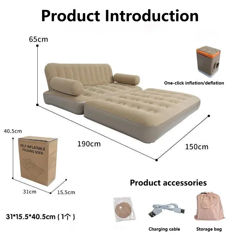 Inflatable Camping Sofa Bed 2