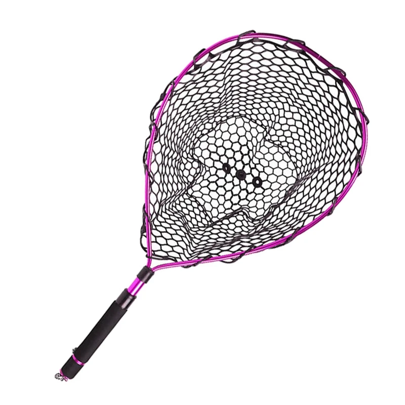 Fly Fishing Net Folding Dip Net Outdoor Fishing Non Slip Aluminum Alloy
