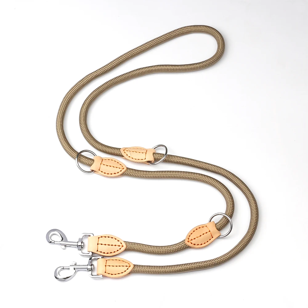 

New Generation Dog Small Leash Generation Adjustable and Nylon Luxury For Large Hands Free Leash for 2 Dogs Universal