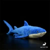 Blue Shark High Fidelity Anime Cute Plushie Gaint Sharks Plush Toys Lifelike Animals Simulation Stuffed Doll Kawai Toy Gifts Kid 1