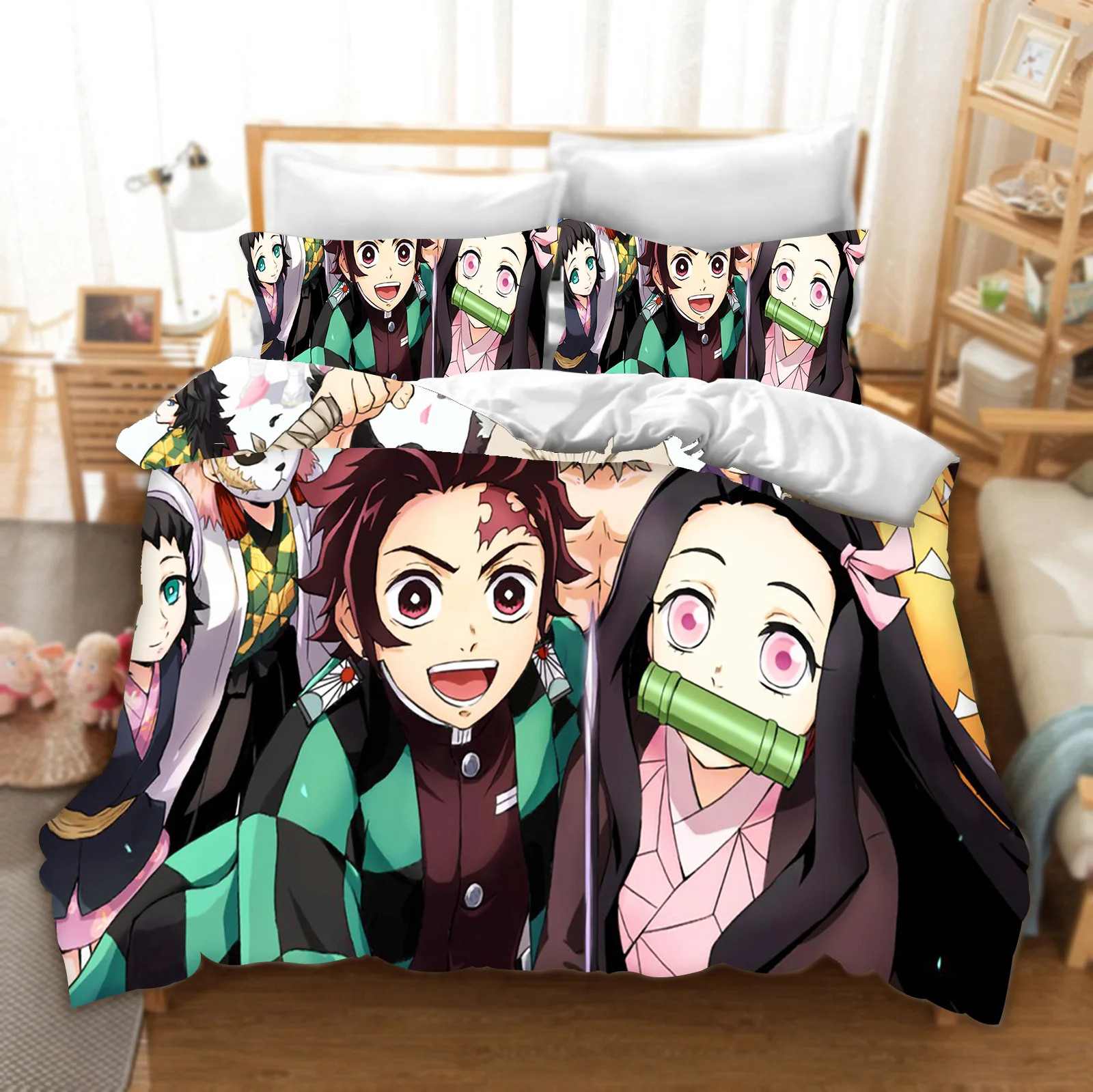 

Duvet Cover Set Bedding Universal, Suitable For Children And Adults Cute Printed Cartoon Quilt Cover Comforter Sets Home