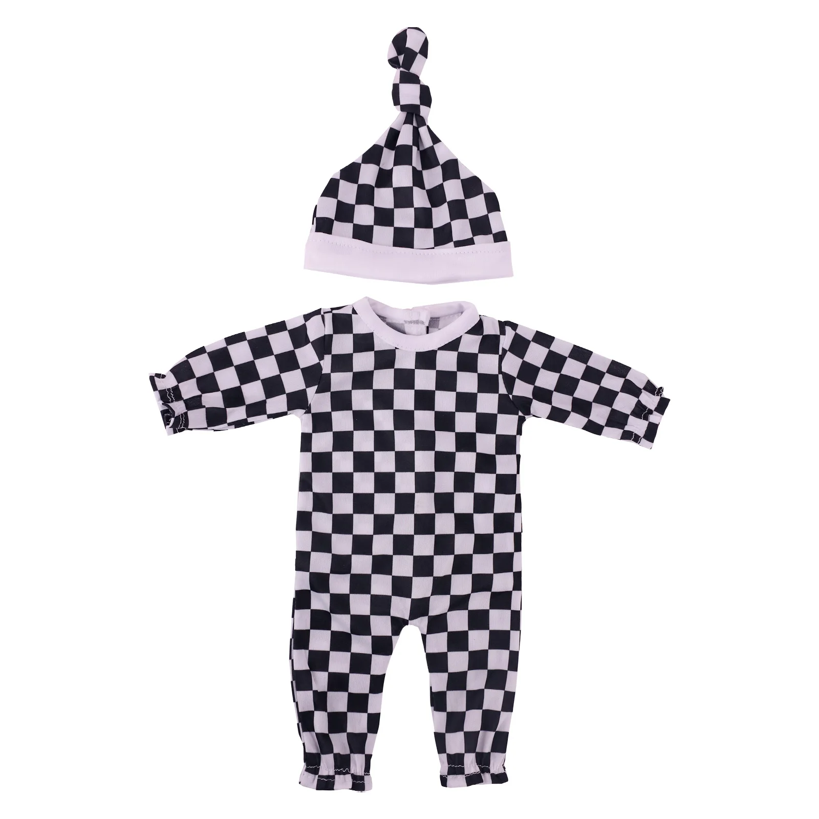 Doll Clothes 2Pcs/Set Clothes+Hat Daily Cute Outfit Pajamas For 43CM Baby Doll&18Inch American Doll Accessories,Girl DIY Toys