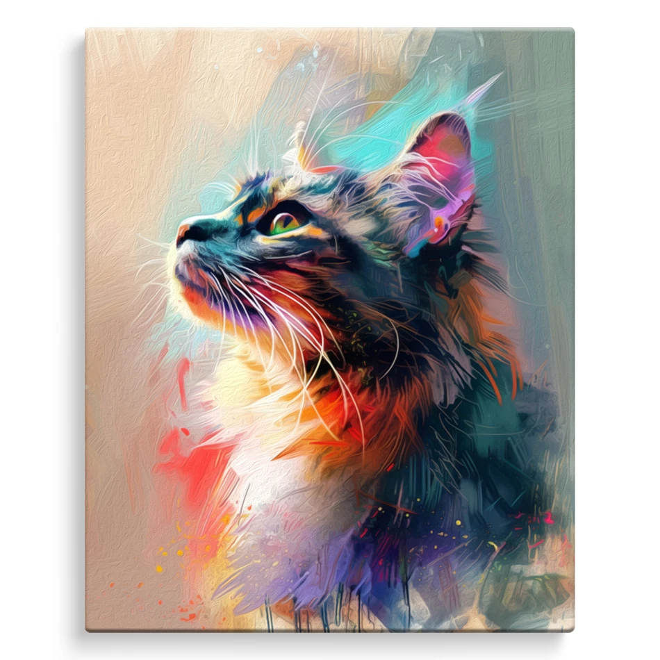 Painting By Numbers Kits Oil Picture By Numbers Painting By Numbers SDOYUNO Paint By Numbers Cat Animals Oil Acrylic Paints Kits