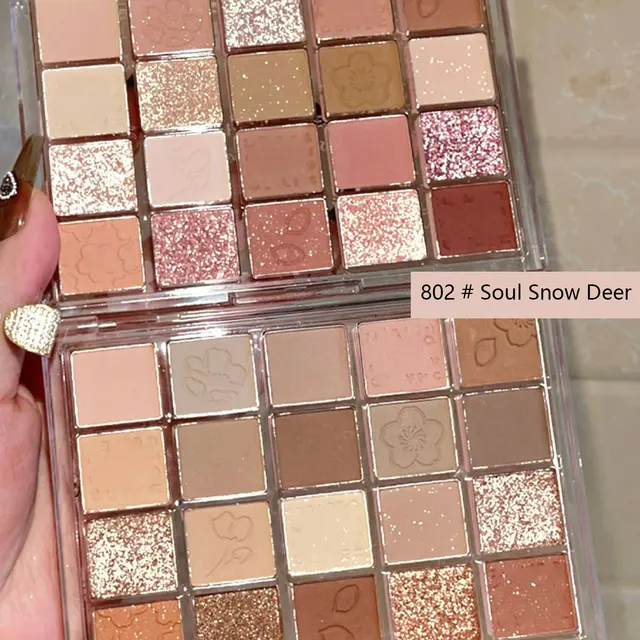 Palette Maquillage de fards à paupières à paillettes, 20 couleurs