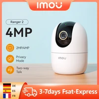 Caméra IP IMOU 4MP 1080P Ranger 2C 360 °   Caméra de détection humaine Vision nocturne bébé Surveillance de sécurité à domicile caméra Wifi sans fil 1