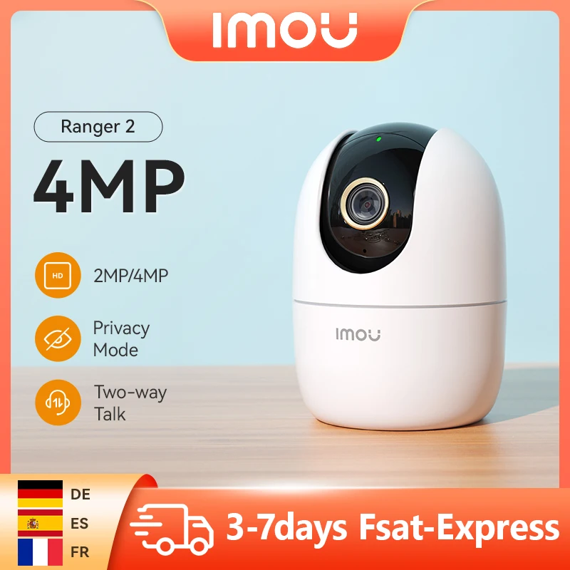 IMOU 4MP 1080P Ranger 2 IP Camera 360° Camera Human Detection Night Vision Baby Home Security Surveillance Wireless Wifi Camera 1