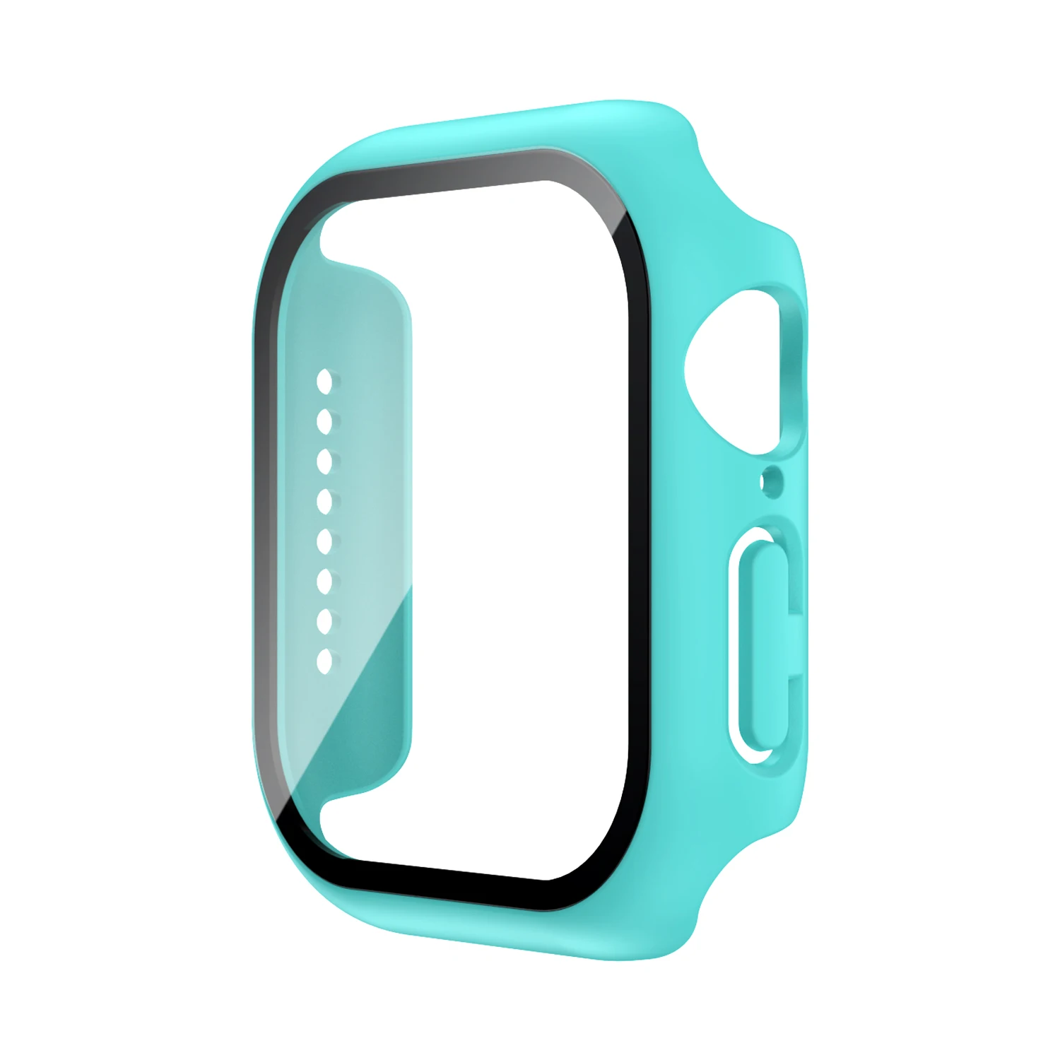 Загартоване скло+чохол для Apple Watch 38 мм 40 мм 41 мм 42 мм 44 мм 45 мм 46 мм Захисний чохол для екрану iWatch 10 8 7 9 6 SE 5